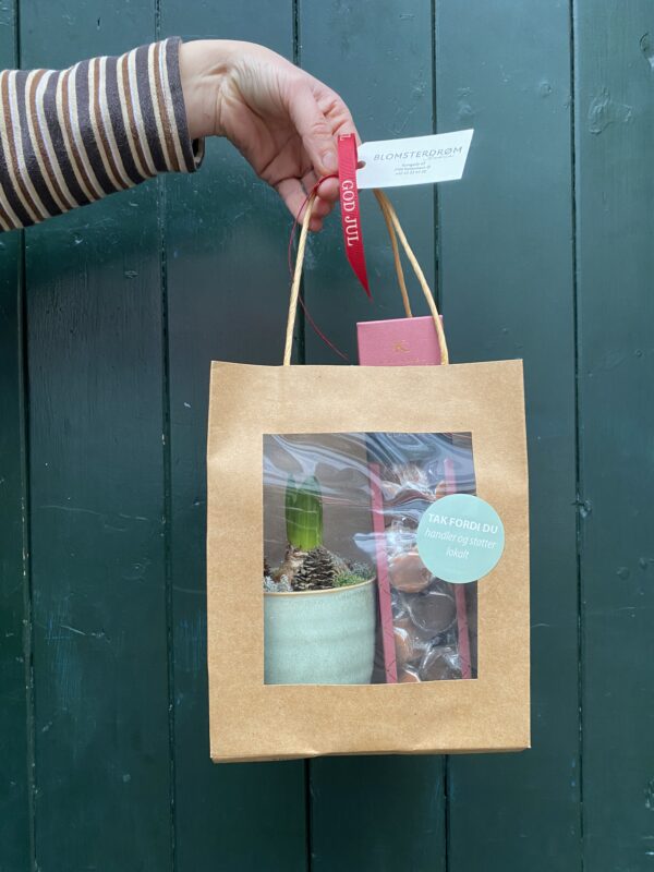 Hyacint og Glade Jul karameller fra Karamelkompagniet